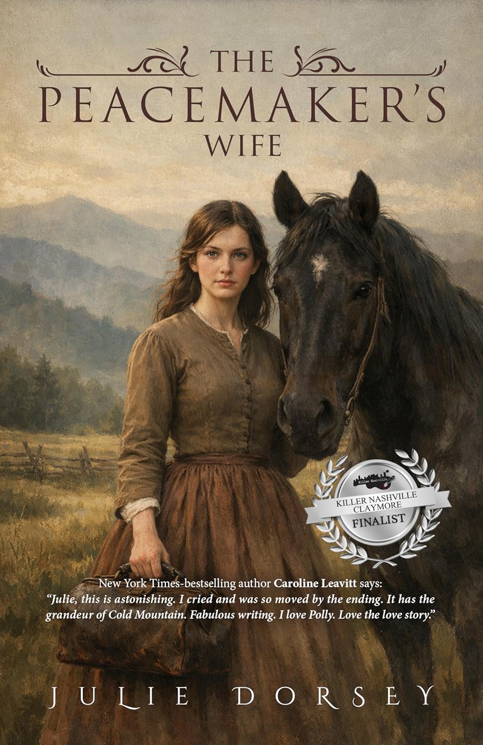 La romance mystérieuse historique, The Peacemaker's Wife de Julie Dorsey est maintenant disponible !