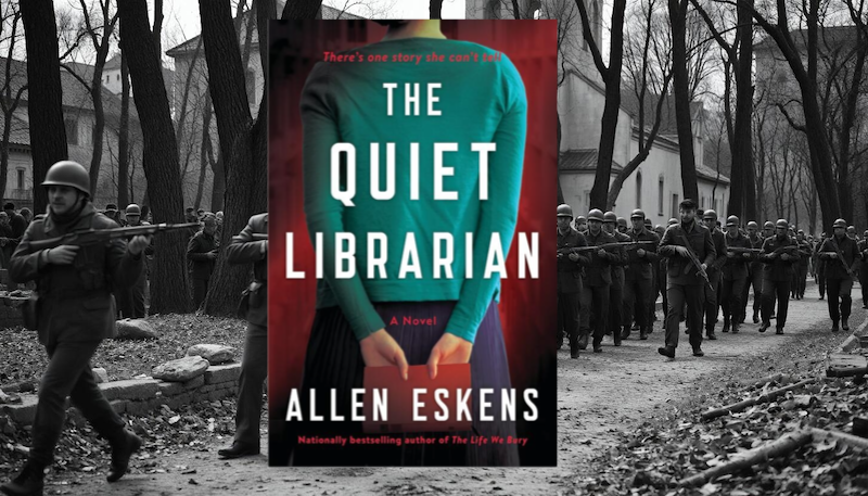 Le bibliothécaire tranquille par Allen Aeskens #HistoricalFiction @aeskens #AudiobookReview #BookX #TuesdayBookBlog