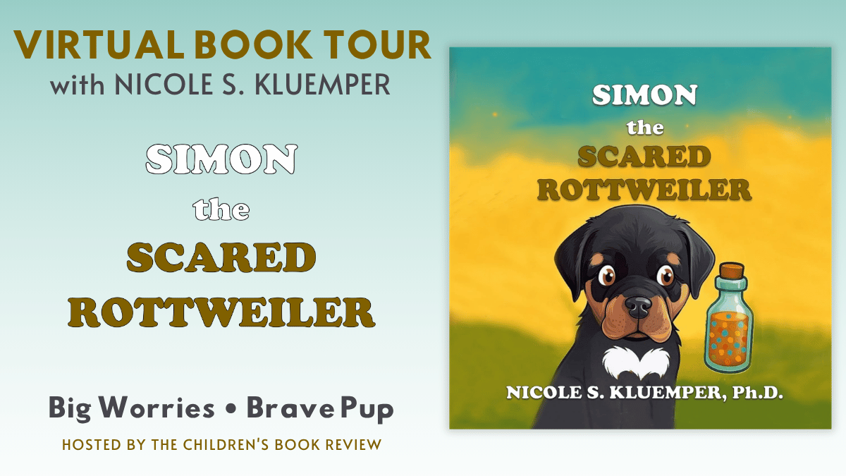 Visite guidée du livre effrayé et effrayé de Simon le Rottweiler